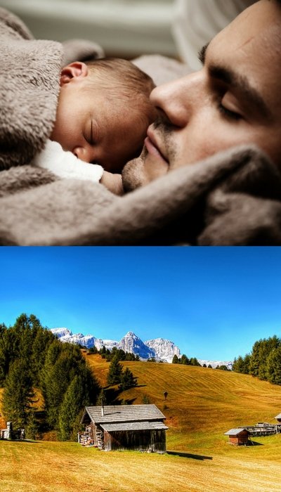 Montagna con Bambini: neonato