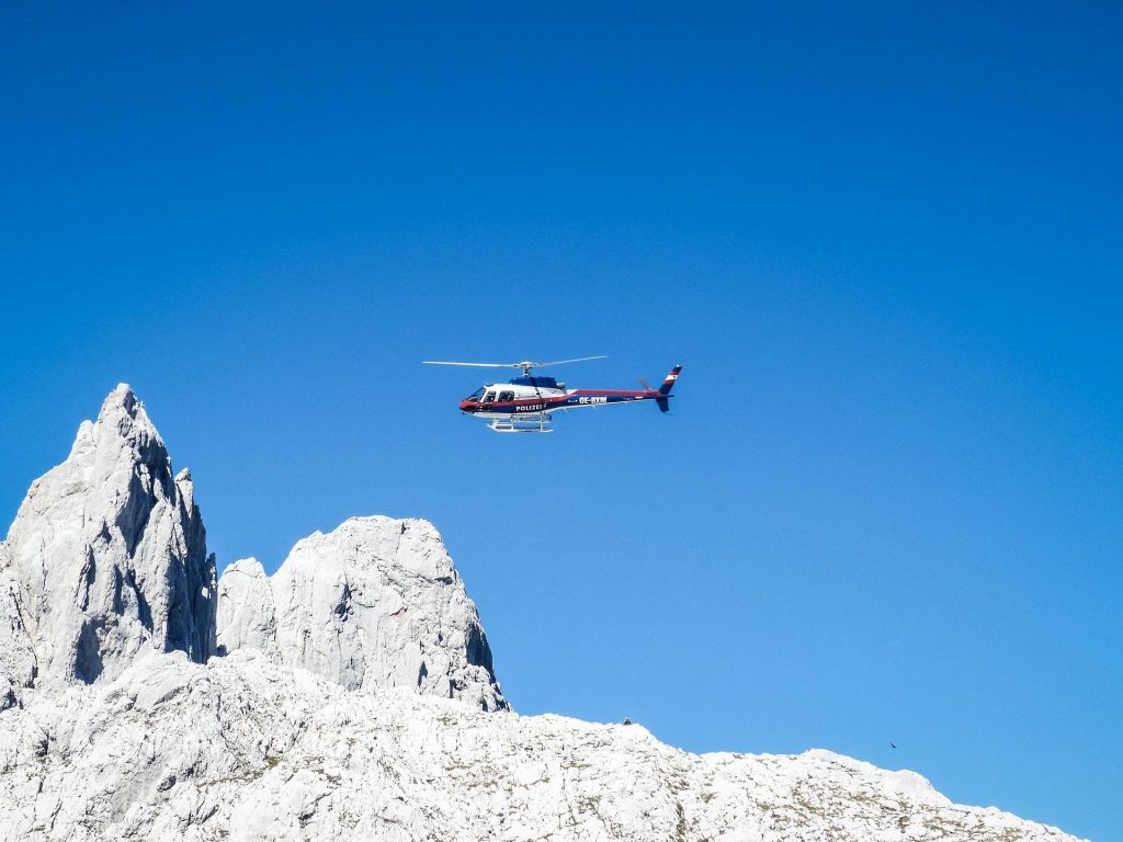 segnali soccorso terra aria in montagna