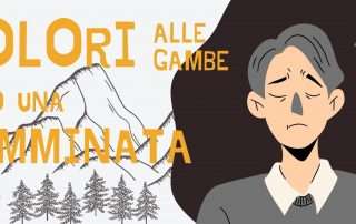 dolori alle gambe dopo una camminata