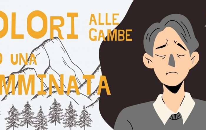 dolori alle gambe dopo una camminata