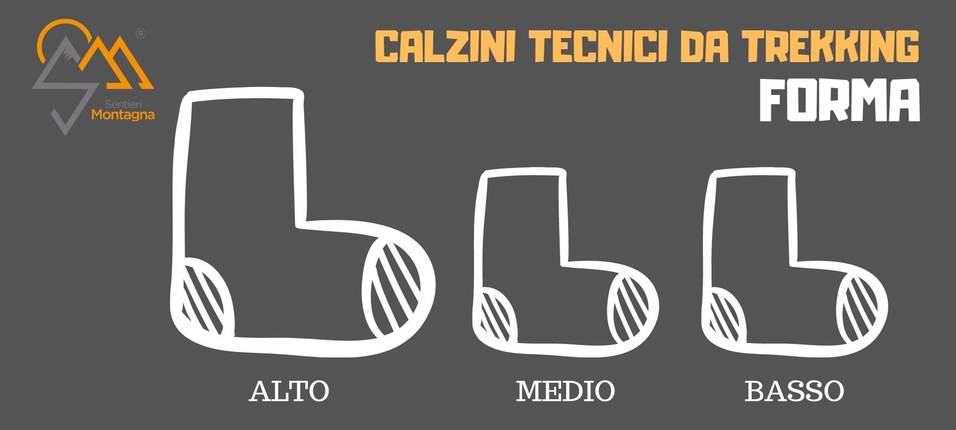 calzini per trekking