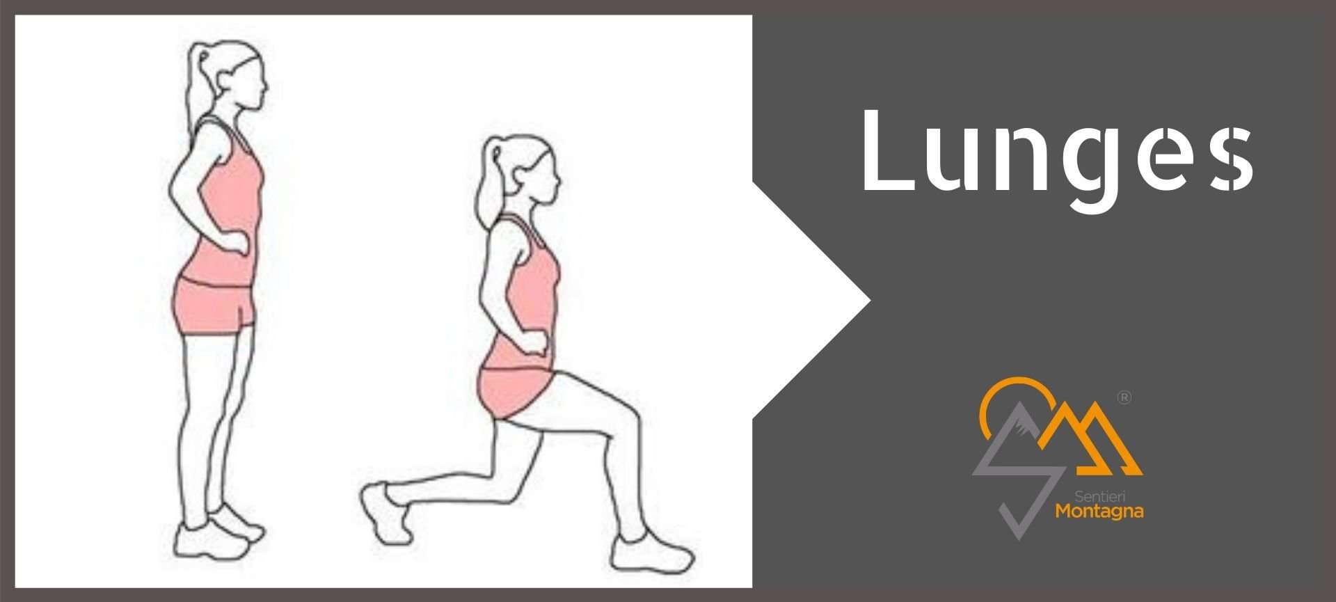 Allenamento Trekking in casa: lunges