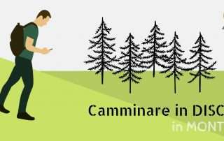 camminare in discesa in montagna
