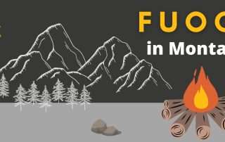 fuoco in montagna