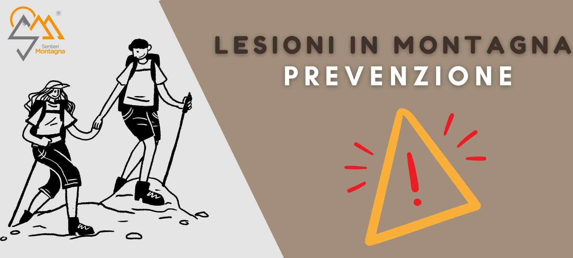 prevenire lesioni in montagna