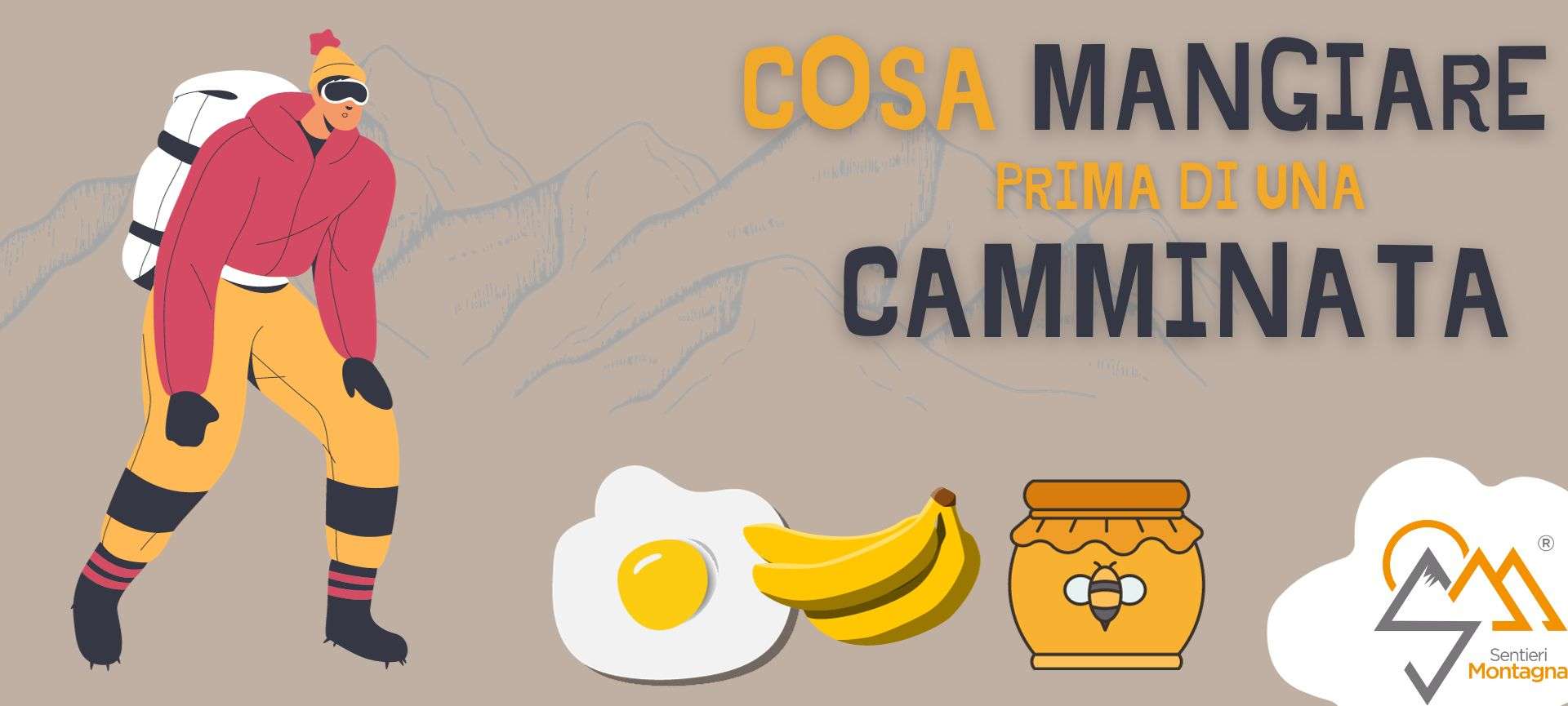 cosa mangiare prima di una camminata