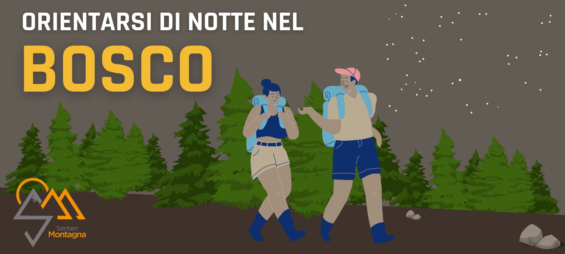 Orientarsi di Notte nel Bosco