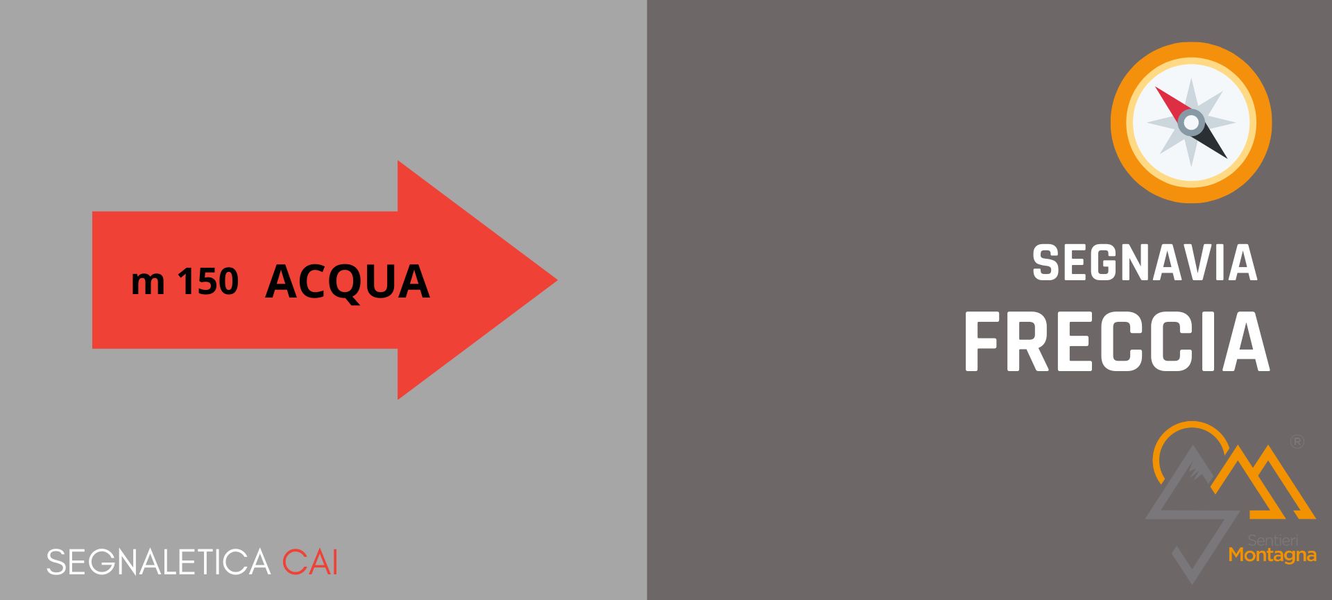 Segnaletica Freccia Rossa - CAI