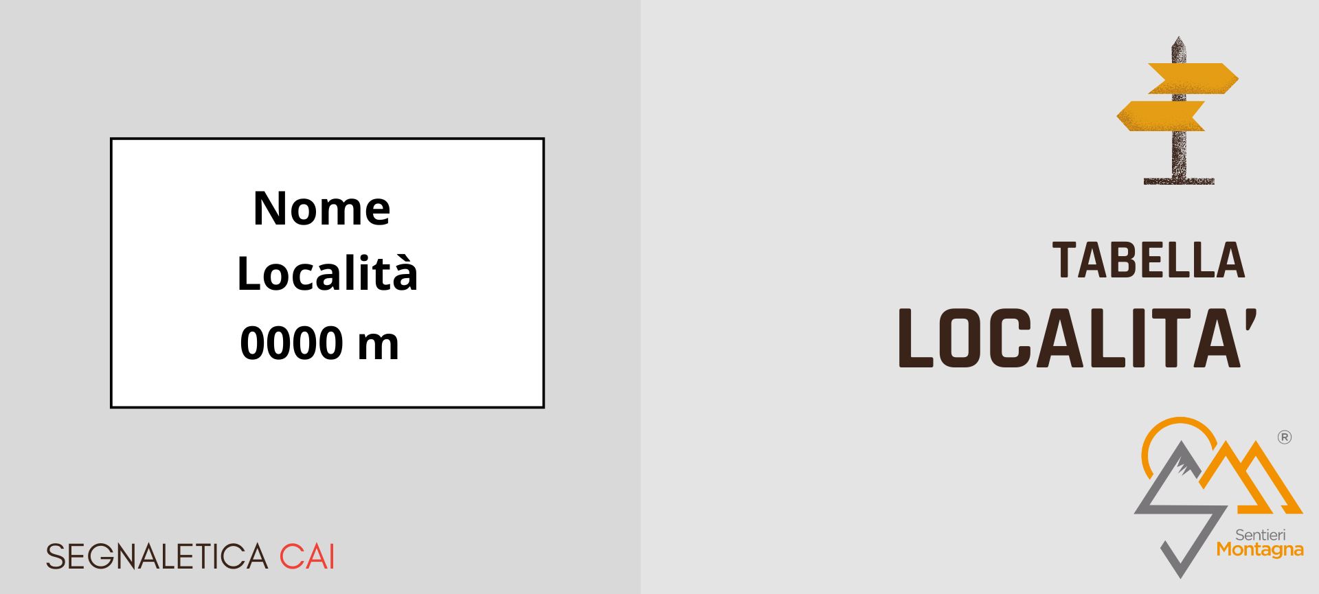 Tabella Località - CAI