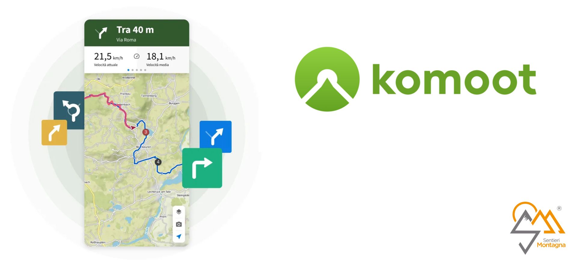 APP Sentieri - Komoot