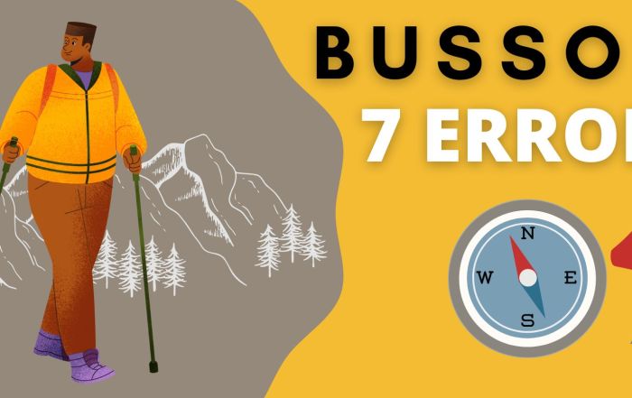 errori bussola montagna