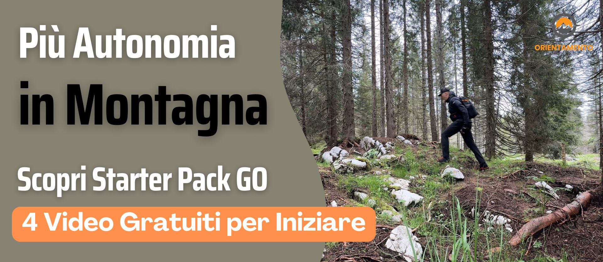 Quali sono le attrezzature essenziali per un'escursione in montagna? CTA Starter Pack GO Autonomia